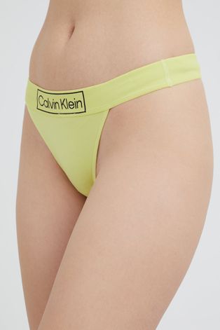 Tangá Calvin Klein Underwear žltá farba,