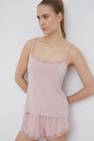 Calvin Klein Underwear pizsama női, rózsaszín
