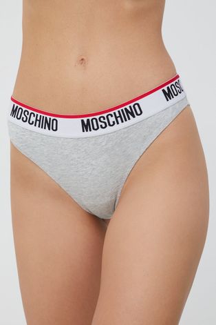 Σλιπ Moschino Underwear χρώμα: γκρι