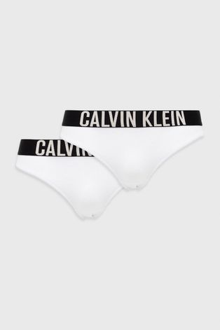 Calvin Klein Underwear figi dziecięce (2-pack) kolor biały