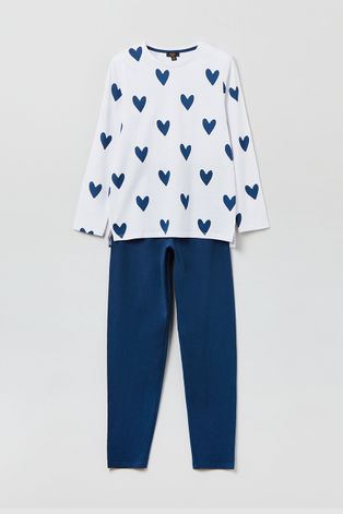 Παιδικές βαμβακερές πιτζάμες OVS χρώμα: άσπρο