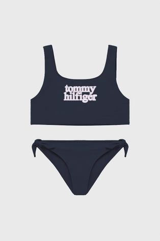 Dječji kupaći kostim Tommy Hilfiger boja: tamno plava