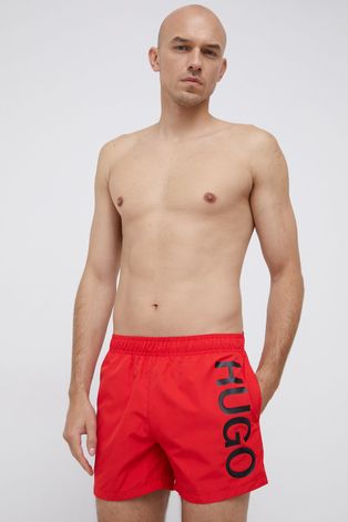 Kratke hlače za kupanje Hugo boja: crvena