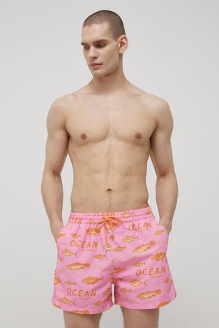 Kratke hlače za kupanje Paul Smith boja: ružičasta