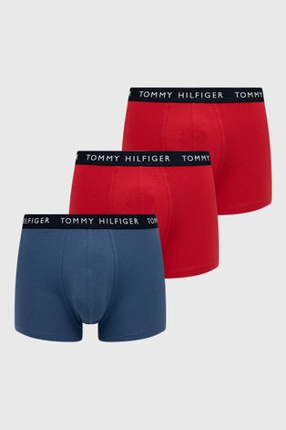 Tommy Hilfiger bokserki (3-pack) męskie kolor czerwony