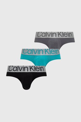 Calvin Klein Underwear slipy (3-pack) męskie kolor czarny