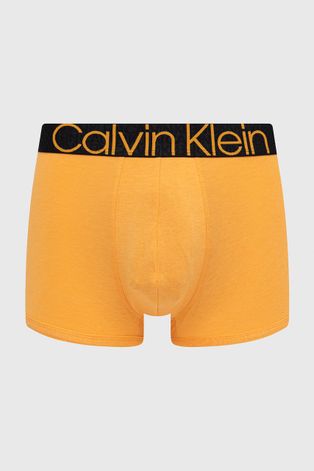 Boxerky Calvin Klein Underwear pánske, oranžová farba