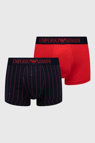Emporio Armani Underwear bokserki (2-pack) męskie kolor czerwony