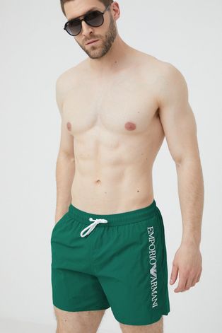 Kratke hlače za kupanje Emporio Armani Underwear boja: zelena