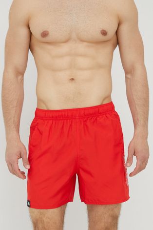 Kratke hlače za kupanje adidas Performance 3-stripes boja: crvena