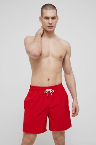 Kratke hlače za kupanje Polo Ralph Lauren boja: crvena