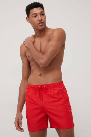Купальні шорти Calvin Klein колір червоний