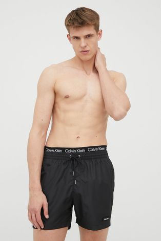 Плувни шорти Calvin Klein в черно