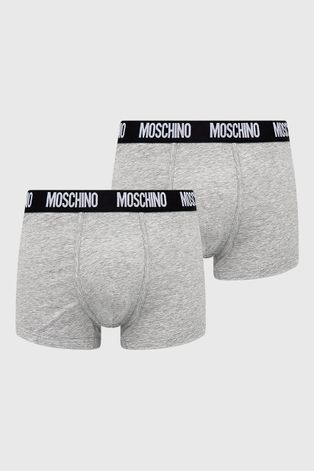 Bokserice Moschino Underwear za muškarce, boja: siva