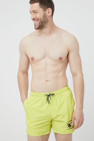Kratke hlače za kupanje La Martina boja: žuta