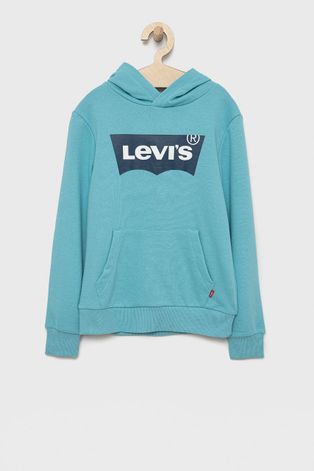 Levi's bluza dziecięca z kapturem z nadrukiem