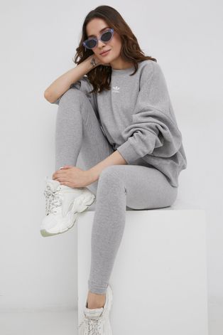 Кофта adidas Originals Adicolor жіноча колір сірий меланж
