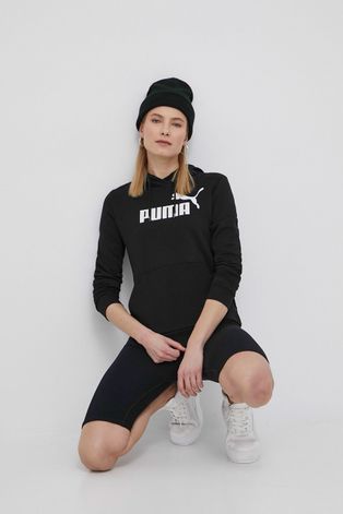 Μπλούζα Puma γυναικεία, χρώμα: μαύρο,
