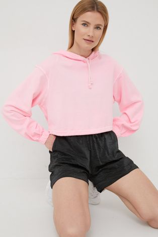 Βαμβακερή μπλούζα Deha γυναικεία, χρώμα: ροζ,