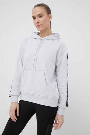 Кофта Calvin Klein Performance Active Icon жіноча колір сірий з аплікацією