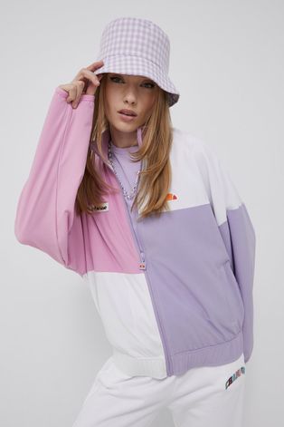 Ellesse bluza damska kolor fioletowy wzorzysta