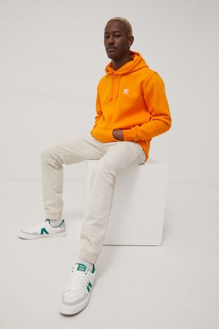 Кофта adidas Originals HG3901 чоловіча колір помаранчевий однотонна