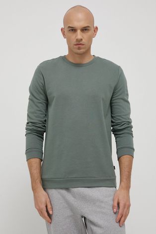 Outhorn bluza męska kolor zielony gładka