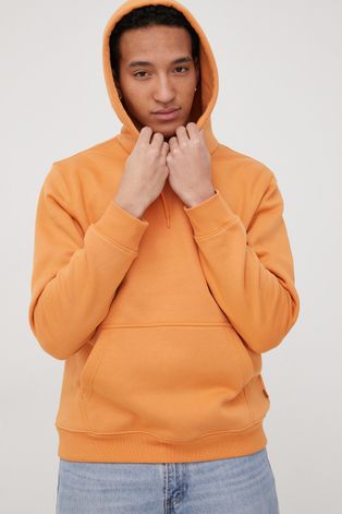 Dickies bluza męska kolor pomarańczowy z kapturem gładka
