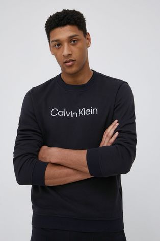 Calvin Klein Performance bluza dresowa męska kolor czarny z nadrukiem