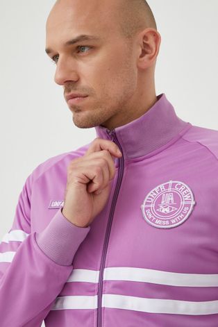 Unfair Athletics bluza męska kolor fioletowy z aplikacją