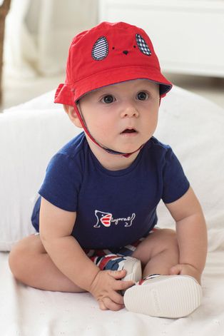 Mayoral Newborn gyerek kalap piros, gyapjú