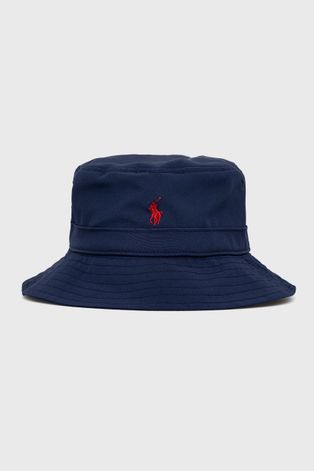 Παιδικό καπέλο Polo Ralph Lauren χρώμα: ναυτικό μπλε