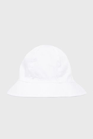 Detský klobúk Mayoral biela farba biela, bavlnený