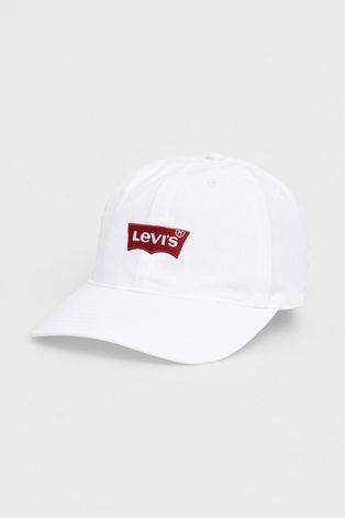Παιδικός Καπέλο Levi's χρώμα: άσπρο