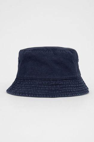 Детская хлопковая шляпа United Colors of Benetton цвет синий хлопковый