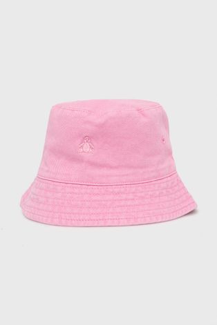 Dětská bavlněná čepice GAP růžová barva, bavlněný