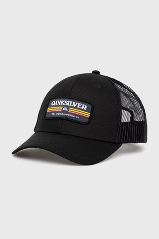 Καπέλο Quiksilver χρώμα: μαύρο