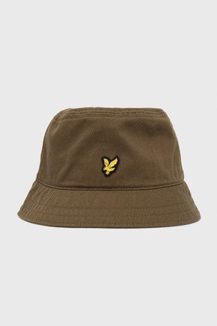 Βαμβακερό καπέλο Lyle & Scott χρώμα: πράσινο