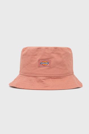 Βαμβακερό καπέλο Dickies χρώμα: ροζ