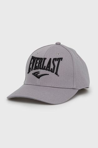 Βαμβακερό καπέλο Everlast χρώμα: γκρι