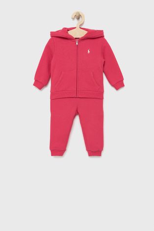 Polo Ralph Lauren dres dziecięcy kolor różowy
