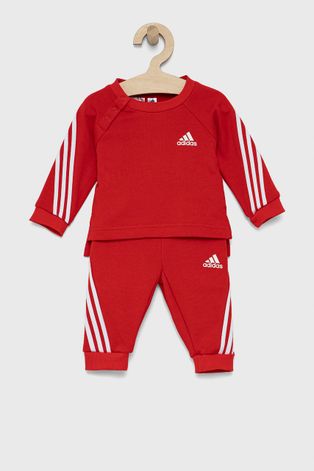 Adidas Performance Komplet dziecięcy kolor czerwony