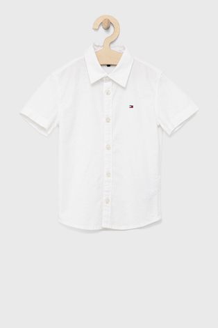 Детская рубашка Tommy Hilfiger цвет белый