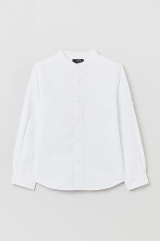 Dječja pamučna košulja OVS boja: bijela