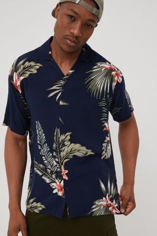 Košulja Premium by Jack&Jones za muškarce, boja: tamno plava, relaxed