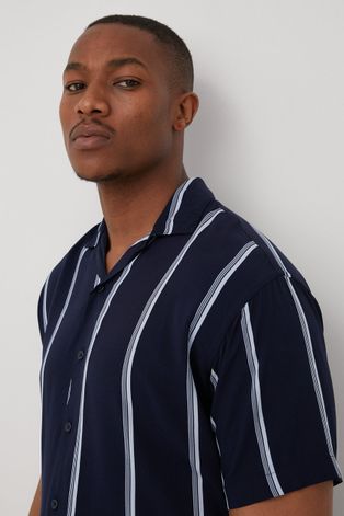 Рубашка Premium by Jack&Jones мужская цвет синий relaxed