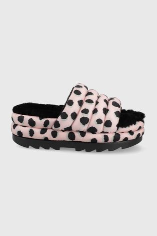 UGG papuci de casa Maxi Slide culoarea roz