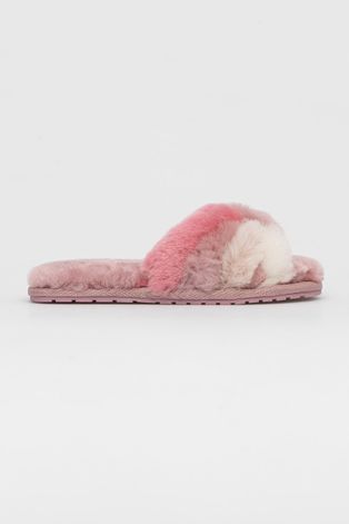 Emu Australia papuci de lana Corella culoarea roz