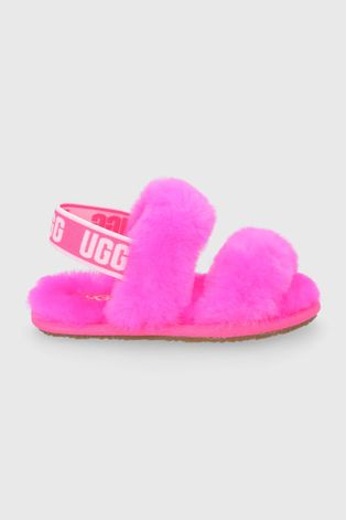 UGG papuci copii culoarea violet