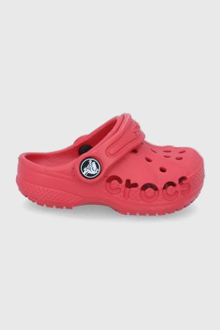 Детски чехли Crocs в червено